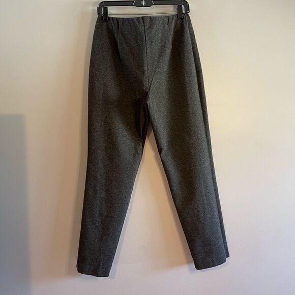 J. Jill Ponte Slim Leg Dark Heather Gray Pant | SZ M - Picture 4 of 11
